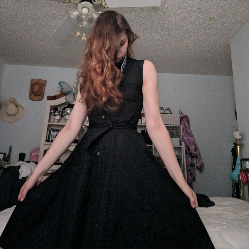 NWT Button-Down Midi Dress
